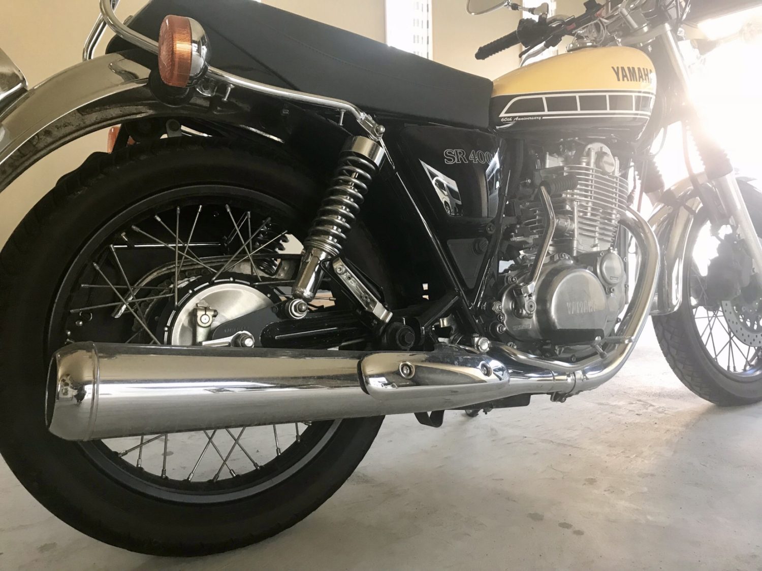 SR400☆デイトナ☆マフラー☆トライアンフ☆純正エキパイ☆JMCA☆sr 