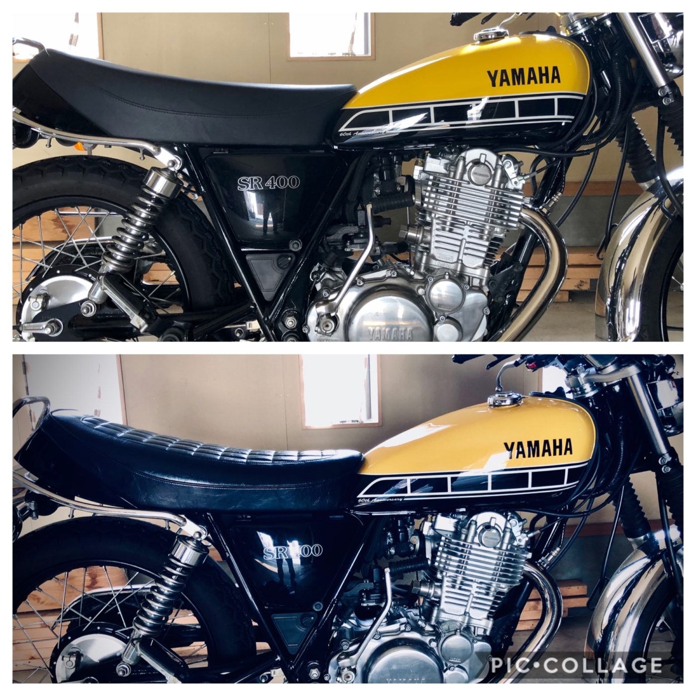 sr400純正シート